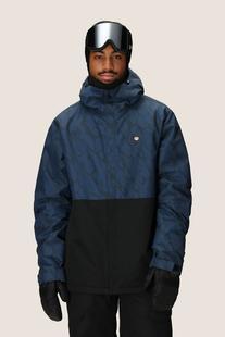 686 Men's FOUNDATION INSULATED JACKET NAVYFRACTUREDCOLORBLOCK