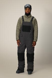 686 Men's HOT LAP INSULATED BIB CHARCOALCOLORBLOCK