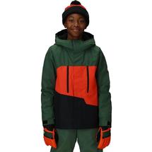 686 BOYS' GEO INSULATED JACKET MOSSGREENCOLORBLOCK