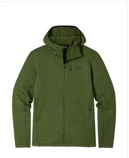 Stio Men's Glide Power Stretch Full Zip Hoodie PINEFORESTHEATHER