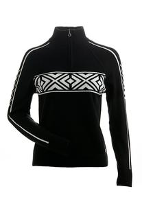 Women's Nils Snowpine Sweater BLACK/WHITE