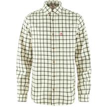 Fjallraven Men's Ovik Flannel Shirt CHALKWHITELAURELGREEN