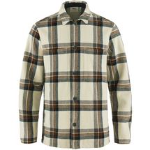 Fjallraven Men's SINGI FLANNEL OVERSHIRT CHALKWHITEDARKNAVY