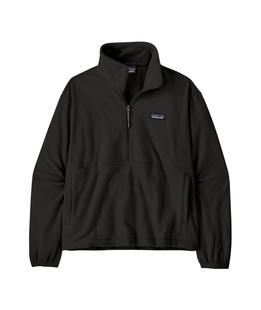 Patagonia Womens Micro D 1/2 Zip Fleece Pullover BLK