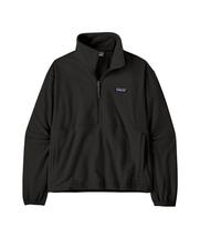 Patagonia Womens Micro D 1/2 Zip Fleece Pullover BLK