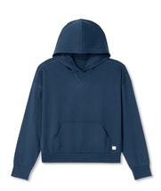 Vuori Women's Halo Modern Pullover Hoodie BLUECOASTHEATHER