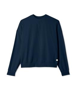 Vuori Women's Halo Modern Crew BLUECOASTHEATHER