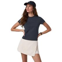 Vuori Women's Short Sleeve Feather Classic Tee NAVY
