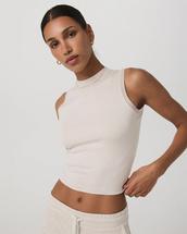 Vuori Women's Halo Muscle Tank ECRUHEATHER