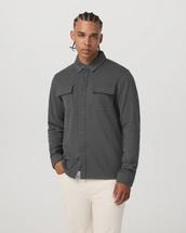 Vuori Men's Waffle Shirt Jacket DARKPEWTER