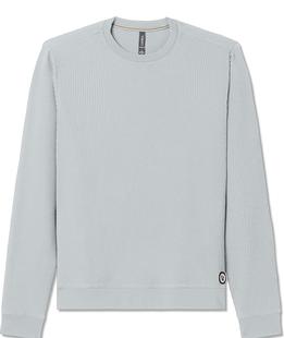 Vuori Men's Tech Waffle Crew SEAFOG