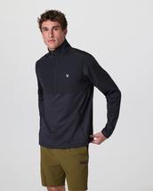 Vuori Men's Sunday Element 1/2 Zip BLACK