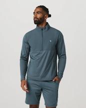 Vuori Men's Sunday Element 1/2 Zip BLUESEAHEATHER