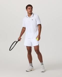 Vuori Men's Short Sleeve Gamepoint Polo 2.0 WHITE