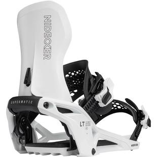 Nidecker LT Supermatic Snowboard Binding WHITE