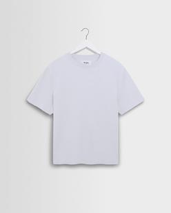 Wax London Dean - White Textured Organic Cotton T-Shirt WHITE