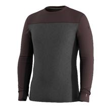 Smartwool Men's Classic Thermal Merino Base Layer Colorblock Crew MINKCHARCOAL