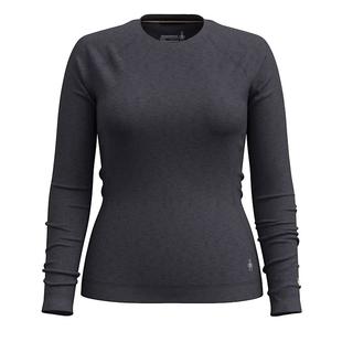 Smartwool Women's Classic Thermal Merino Base Layer Crew CHARCOALHEATHER