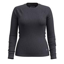 Smartwool Women's Classic Thermal Merino Base Layer Crew CHARCOALHEATHER
