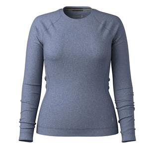 Smartwool Women's Classic Thermal Merino Base Layer Crew NIGHTFALLBLUEHEATHER