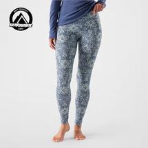 Smartwool Women's Classic Thermal Merino Base Layer Bottom NIGHTFALLDECOFLORAL