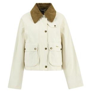 Barbour Women's Cropped Beadnell Casual Jacket LIGHTPEARL/DRESS
