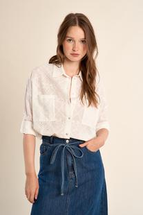 Molly Bracken Women's Woven Shirt OFFWHITE