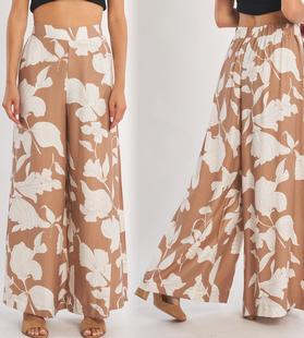 Molly Bracken Women's Woven Pants BEIGECHLOE