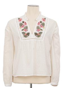 Molly Bracken Women's Woven Blouse WHITE