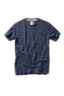 Relwen Ringspun Pocket Tee NAVY/BLUESTRIATED