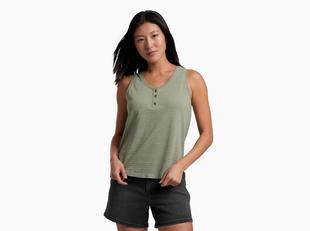 Kuhl Women's Willa Henley Tank SLATEGREEN
