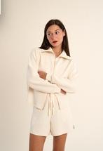 Gabrielle Women's Colette Knit Shorts OFFWHITE