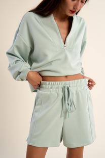 Gabrielle Women's Colette Knit Shorts SAGE