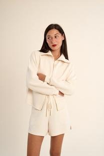 Gabrielle Women's Dora Full Zip Jacket OFFWHITE