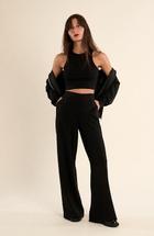 Gabrielle Women's Monalisa Wide Leg Pant BLACK