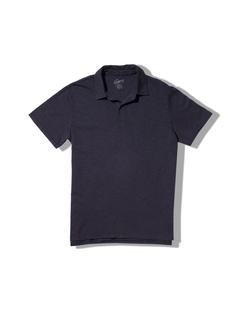 Grayers Sunwashed 2 Button Polo - Washed Navy WASHNAVY