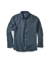 Grayers Positano Linen Shirt - Faded Navy FADEDNAVY