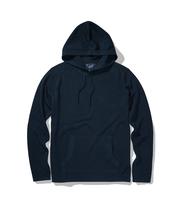 Grayers Linen Sweater Beach Hoodie - Navy NAVY