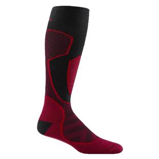 Darn Tough Men's Outer Limits Over-the-Calf Lightweight Ski & Snowboard Socks BURGUNDY