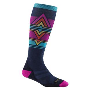 Darn Tough Women's Echo Over-the-Calf Midweight Ski & Snowboard Socks ECLIPSE