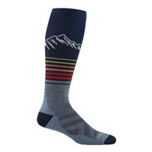 Darn Tough Men's Steep Lines Over-the-Calf Lightweight Ski & Snowboard Socks ECLIPSE