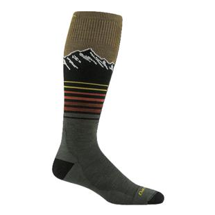 Darn Tough Men's Steep Lines Over-the-Calf Lightweight Ski & Snowboard Socks Alternate View