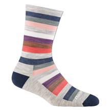Darn Tough Women's Mystic Stripe Crew Lightweight Lifestyle Socks ASH