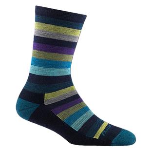 Darn Tough Women's Mystic Stripe Crew Lightweight Lifestyle Socks DARKTEAL