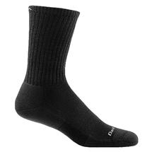 Darn Tough Men's The Standard Crew Cushioned Lightweight Lifestyle Socks BLACK