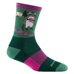Darn Tough Women's Critter Club Micro Crew Lightweight Hiking Socks MOSS
