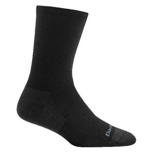 Darn Tough Women's Solid Basic Crew Lightweight Lifestyle Socks BLACK