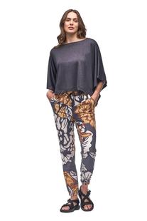 Indyeva Women's Nuvem Top HEMATITE