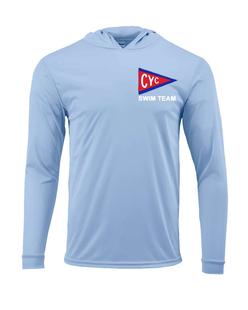 CYC Hooded Sun Shirt UPF 50+ BLUE_MIST