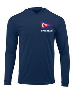 CYC Hooded Sun Shirt UPF 50+ NAVY